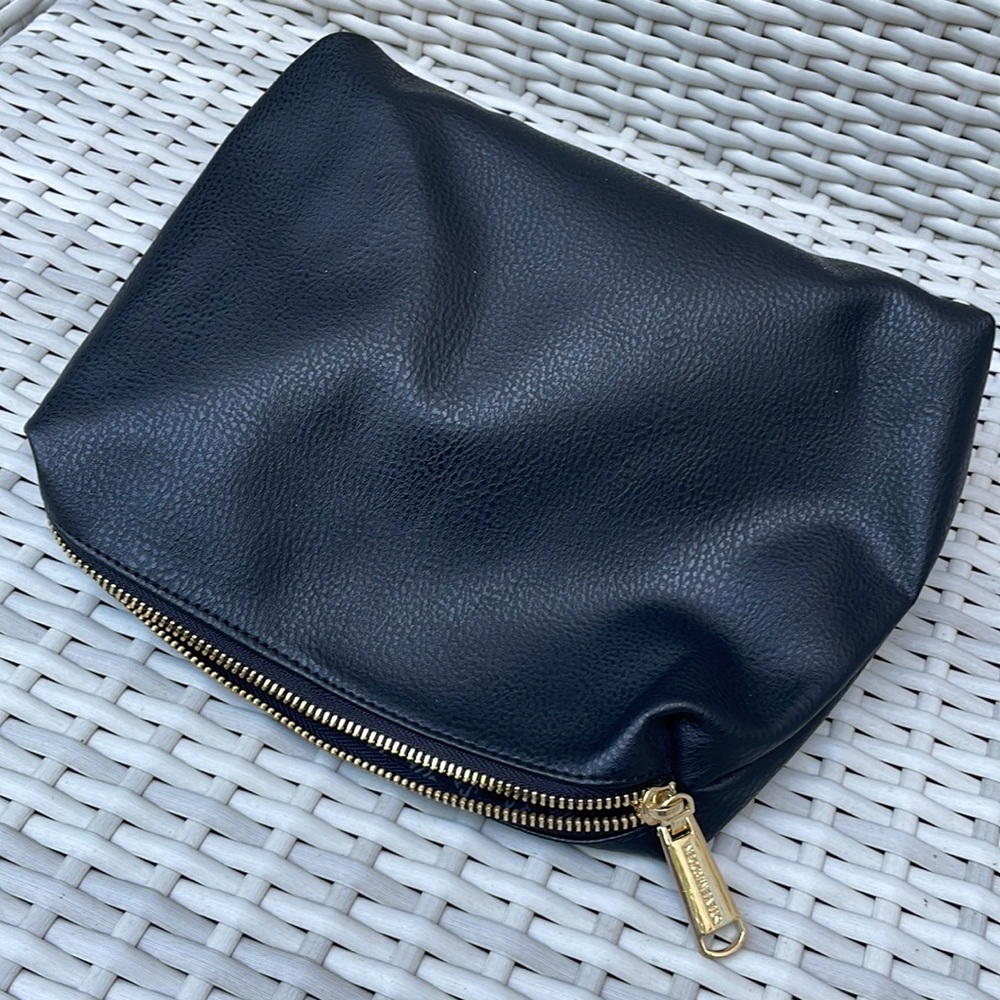 STEVE MADDEN BLACK MAKE UP COSMETIC BAG /CLUTCH/ POUCH